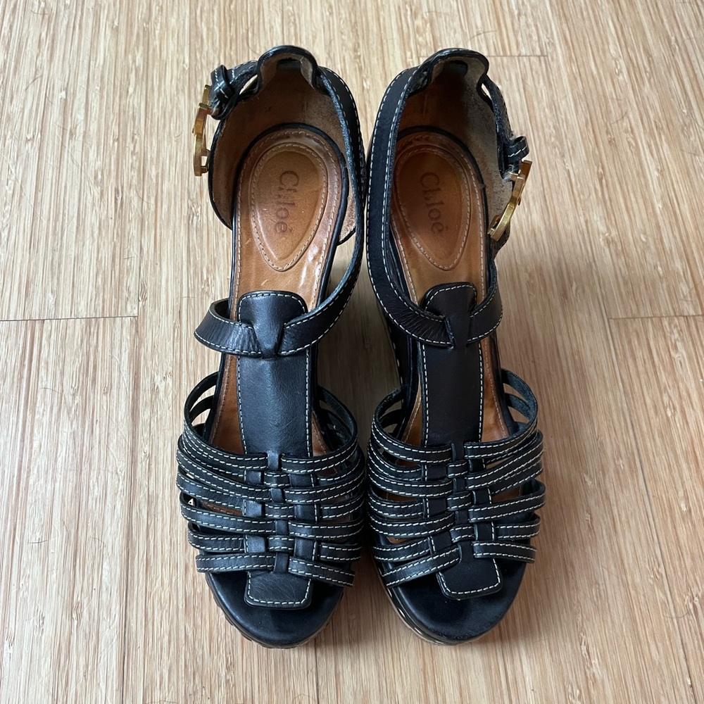 Chloe Wedge Sandals